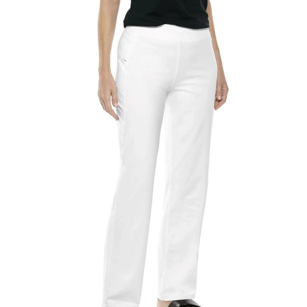 Coolibar UPF 50+ Sun Protection Lumaleo Beach Pants White Womens Large Pull On